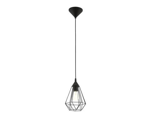 EGLO TARBES Hängeleuchte schwarz Trend & Vintage / exkl. 1x E27 60W