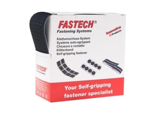 5 M BOX HOOK HM 50 MM BLACK 150 Sets Hook & Loop