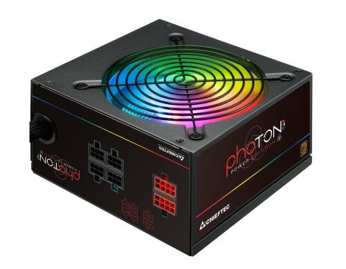 Netzteil Chieftec, Photom Bronze Serie 750W 1x12cm RegenbogenRGB-Lüfter