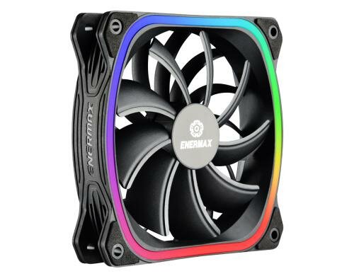 Gehäuselüfter Enermax SquARGB Single Pack 120x120x26mm, 12V, 12-23dBA