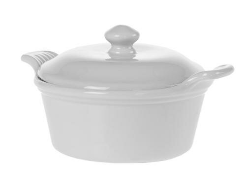 Paderno Ofenschale mit Deckel 14x18cm LxB: 14x18cm, Vol: 0.5l, Porzellan