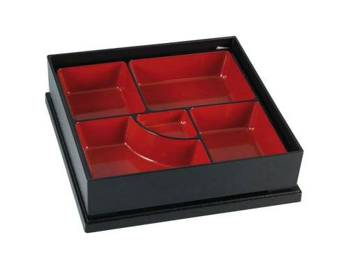 Paderno Servierplatte Bento Box 24x24cm Grösse 24x24cm, Höhe: 5.5cm