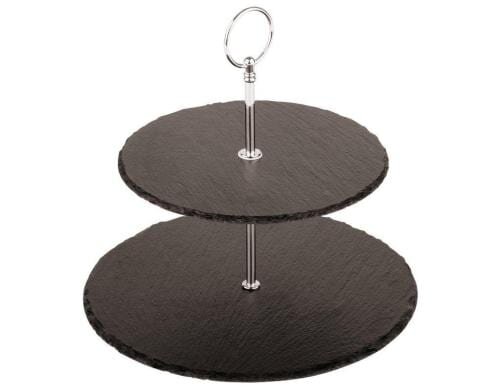 Paderno Etagere 2 Stufig Schiefer DxH: 25/20x24cm