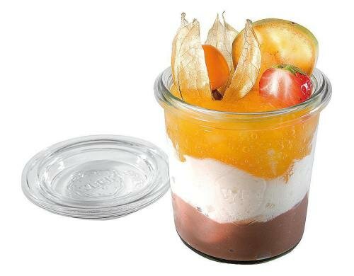 Paderno Einmachglas 140 ml 12er Set DxH: 6x7cm, Vol: 140ml, Glas mit Deckel