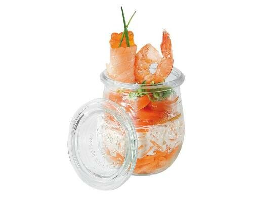 Paderno Einmachglas 220 ml 12er Set DxH: 7x8cm, Vol: 220ml, Glas mit Deckel