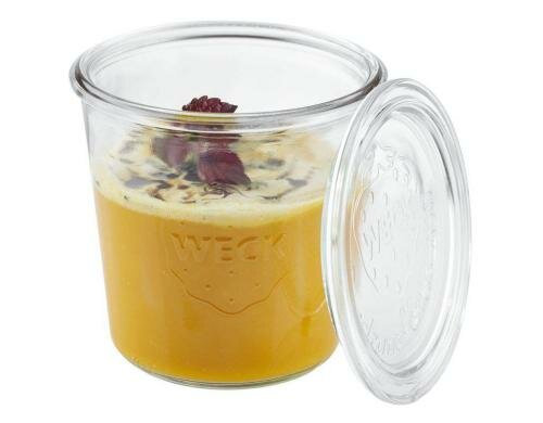 Paderno Einmachglas 580 ml 2er Set DxH: 11x11cm, Vol: 580ml, Glas mit Deckel