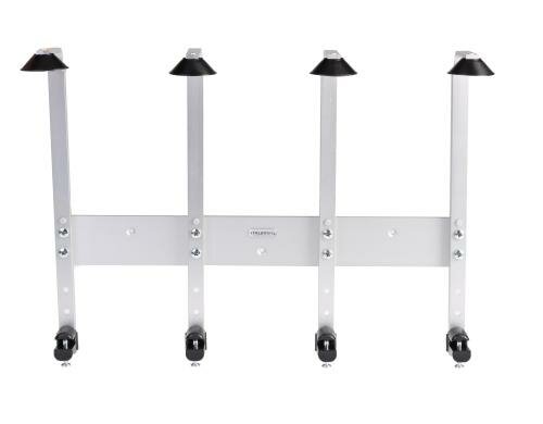 Paderno Bar-Flaschenhalterung 4 Stück L: 41cm, Alluminium Wandständer