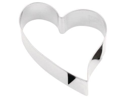 Paderno Aussstechform Herz 8x9cm Höhe: 3cm, LxB: 8x9cm Edelstahl