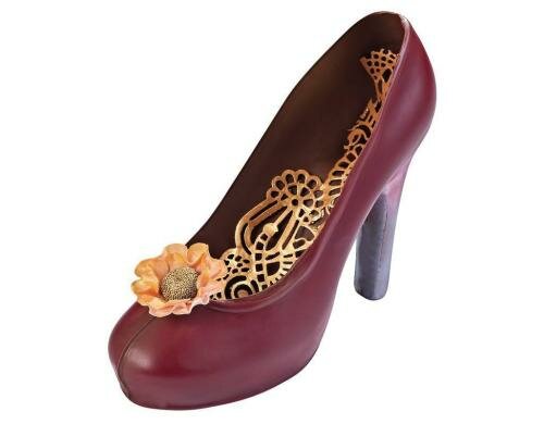 Paderno Schokoladenform Damenschuh 22cm PE, Grösse 22x75x17cm