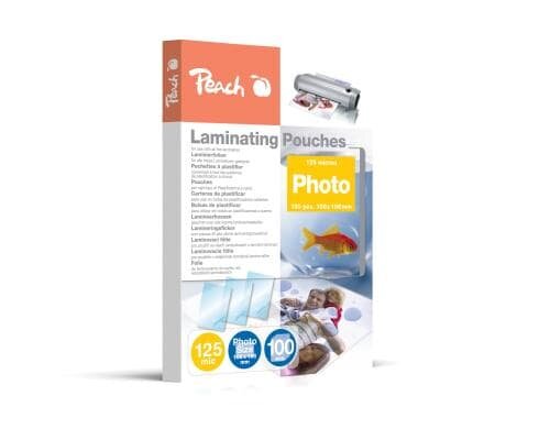 Peach Laminierfolie Photosize 125mic, 100 Stk.