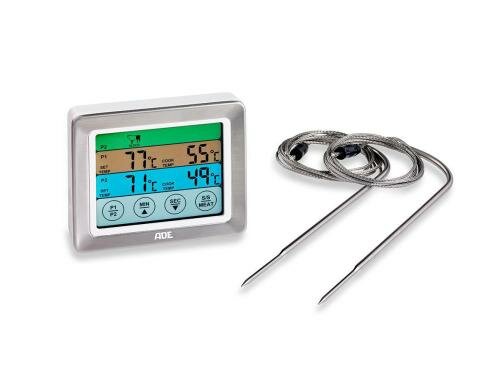 ADE Bratenthermometer BBQ LCD-Touch Farbdisplay