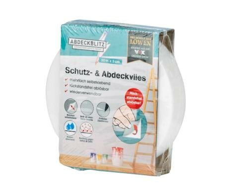 Abdeckblitz Schutzvlies 3 cm x 50 m selbstklebend