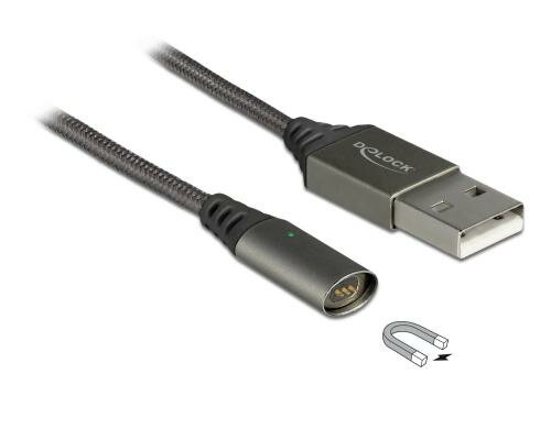 Magnetisches Ladekabel USB-A, ohne Adapter passend zu Delock 65930/65929/65928, 1m