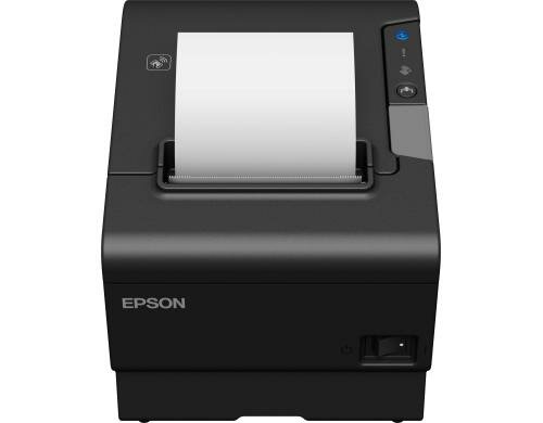 Epson Thermodrucker TM-T88VI-iHub, schwarz LAN, Bondruck direkt von Tablet-PCs, PDN