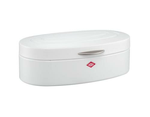 Wesco Brotkasten Big Elly 41.5cm Weiss matt, HxLxB: 14x41.5x26cm, Stahlblech pulve