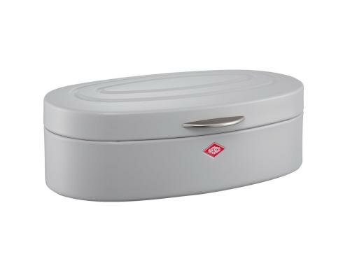 Wesco Brotkasten Big Elly 41.5cm Grau matt, HxLxB: 14x41.5x26cm, Stahlblech pulve