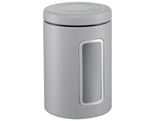 Wesco Vorratsdose Classic Line 2l Grau matt, HxL: 18.9x12.5cm, Stahlblech pulv