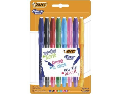 Bic Gel-ocity illusion Gel-Roller assortiert Pc à 8 Stück