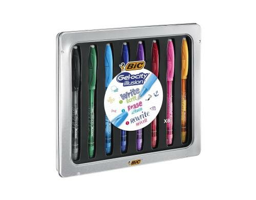 Bic Gel-ocity illusion Gel-Roller assortiert, 8 Stück