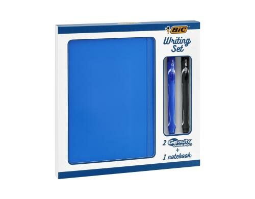 Bic Writing Set 2 Gel-Roller, 1 Notizbuch A5