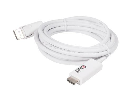 Club 3D, Adapterkabel DP 1.2 auf HDMI 2.0 L= 300 mm