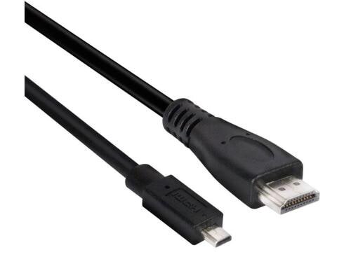 Club 3D, Micro HDMI auf HDMI 2.0 Kabel 4K60Hz, 1.0 Meter, m/m