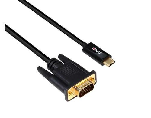 Club 3D, USB Typ-C auf VGA Kabel 5.0 Meter