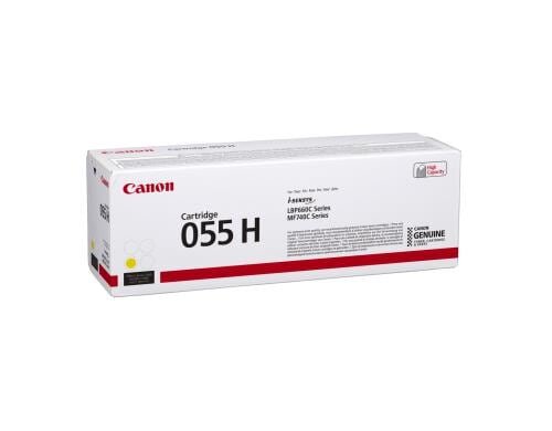 Canon Toner 055 H Y, 3017C002 5900 Seiten, zu LBP664/663, MF746/744/742