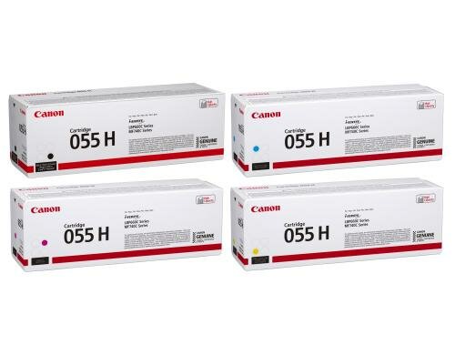 Canon Toner 055 H KIT, BK, C, M, Y zu LBP664/663, MF746/744/742