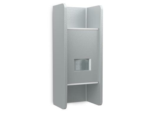 Steinel LED Sensorleuchte L 920 10 W, 571 lm, 3000 K, IP44, II, silber