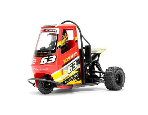 X-Rider Flamingo red RTR, brushed, 1:8