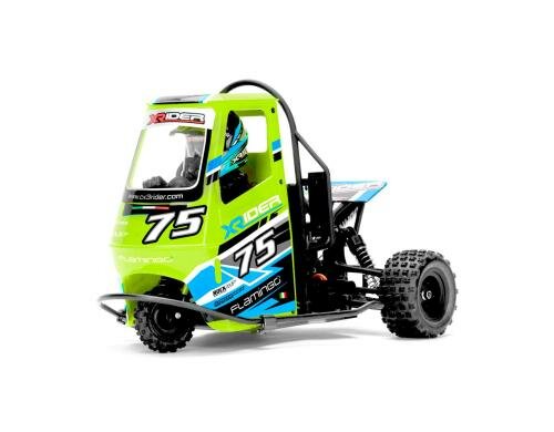 X-Rider Flamingo green RTR, brushed, 1:8