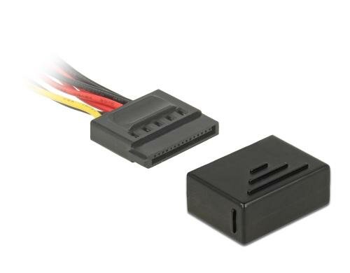 Delock Blindstecker 15Pin SATA Strom Port Staubschutz, 10er Pack, schwarz