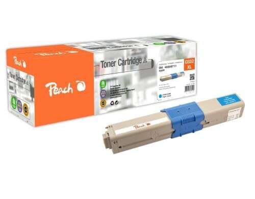 Peach Toner OKI 46508711 cyan 3000 Seiten, zu C332/MC363