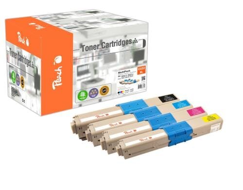 Peach Toner OKI C332XL-series MultiPack bk, c, m, y, zu C332/MC363