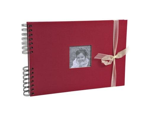 Exacompta Spiralfotobuch Hochzeit Bordeaux 32x22cm