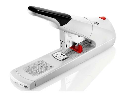 NOVUS B50 Blockhefter grau Leistung:140 Blatt,Heftklammern:23/8-23/17