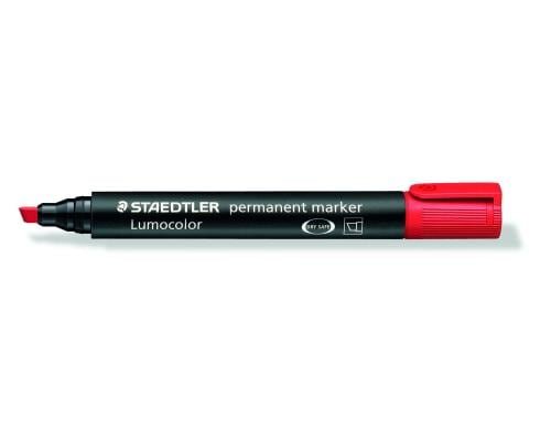 STAEDTLER 350 Marker Lumocolor perm. rot Strichstärke:ca.2-5mm. Schreibfarbe:rot