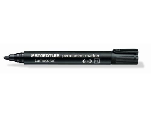 STAEDTLER 352 Marker Lumoc. Perm. schwarz Strichstärke:ca.2mm, Schreibfarbe:schwarz
