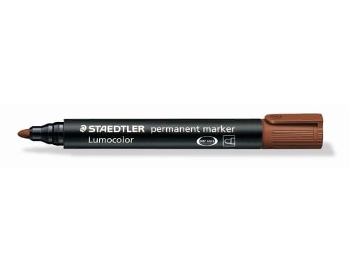 STAEDTLER 352 Marker Lumoc perm braun Strichstärke:ca.2-5mm,Schreibfarbe:braun