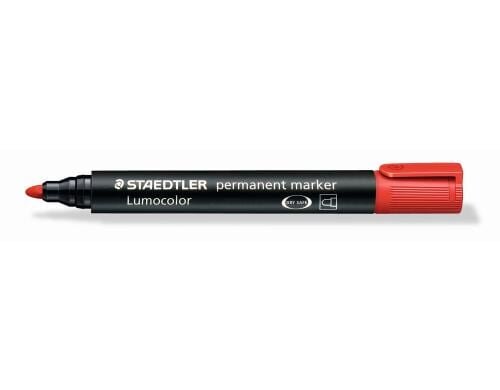 STAEDTLER 352 Marker Lumocolor perm rot Strichstärke:ca.2mm, Schreibfarbe:rot