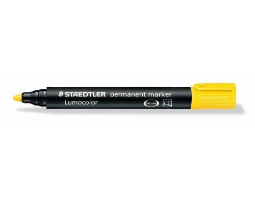 STAEDTLER 352 Marker Lumoc perm gelb Strichstärke:ca.2mm, Schreibfarbe:gelb