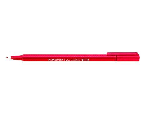 STAEDTLER 338 Broadliner triplus rot Rundspitze, 0,8 mm
