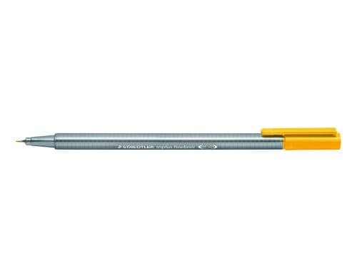 STAEDTLER 334 Fineliner triplus 0,3 bright superfeine,metallgefasste Spitze,ca.0,3mm