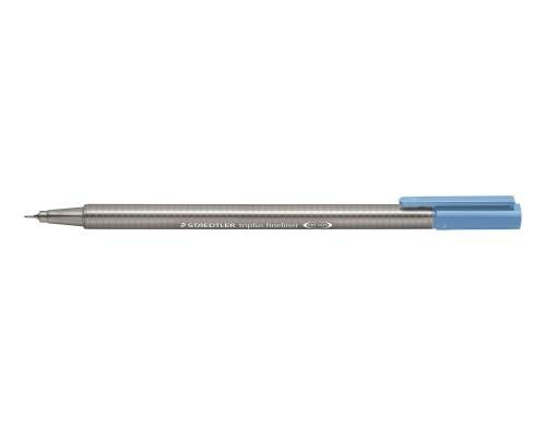 STAEDTLER 334 Fineliner triplus himmelblau superfeine,metallgefasste Spitze,ca.0,3mm