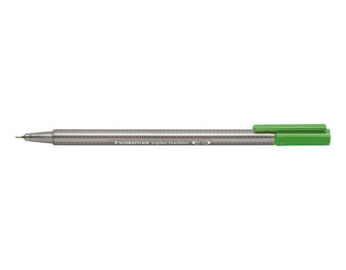 STAEDTLER Fineliner triplus 0,3 gelbgrün superfeine,metallgefasste Spitze,ca.0,3mm