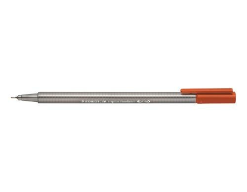 STAEDTLER Fineliner triplus 0,3 kalahari superfeine,metallgefasste Spitze,ca.0,3mm