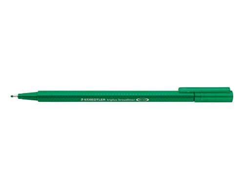 STAEDTLER 338 Broadliner triplus grün Rundspitze, 0,8 mm