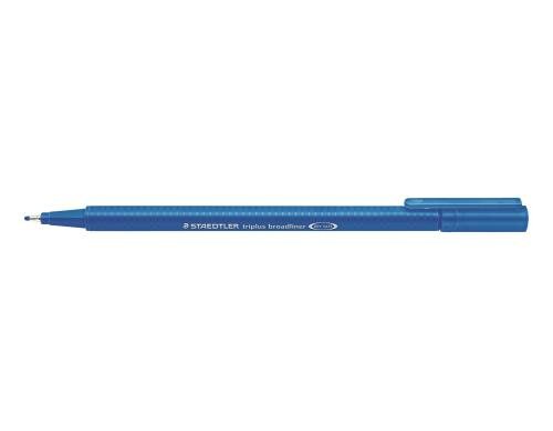 STAEDTLER 338 Broadliner ultramarinblau Rundspitze, 0,8 mm
