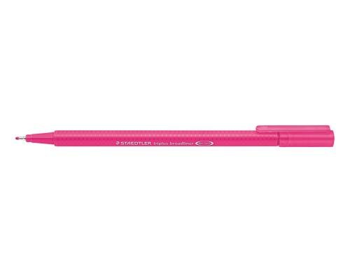 STAEDTLER 338 Broadliner triplus magenta Rundspitze, 0,8 mm